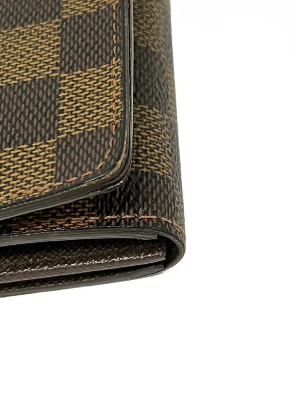 LOUIS VUITTON PortefeuilleTresor N61736 Ebene Damier CA2098 Bifold Wallet